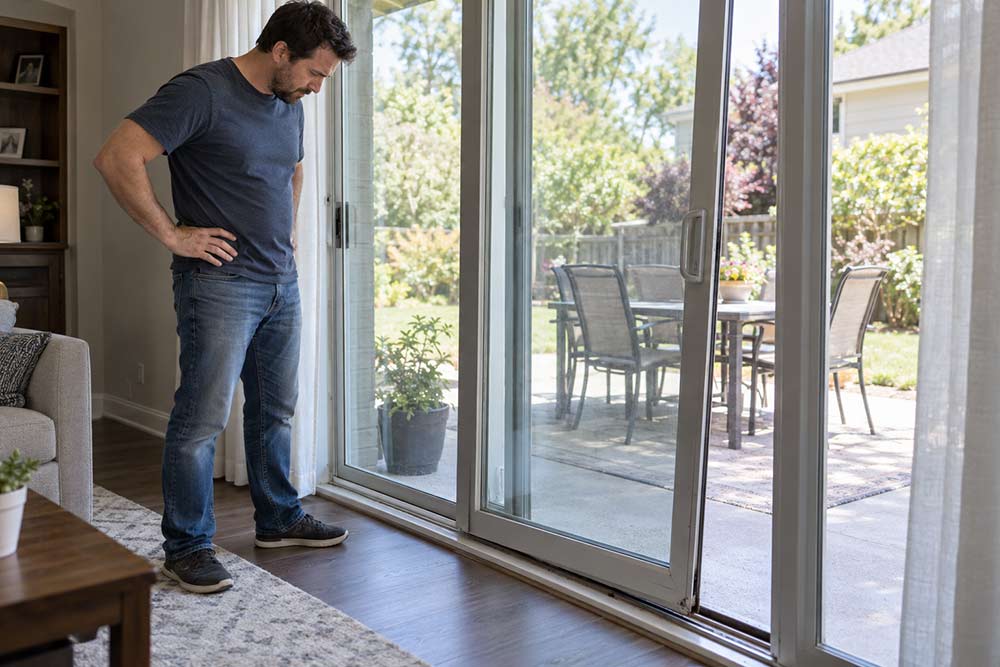 Sliding Glass Door Off Track