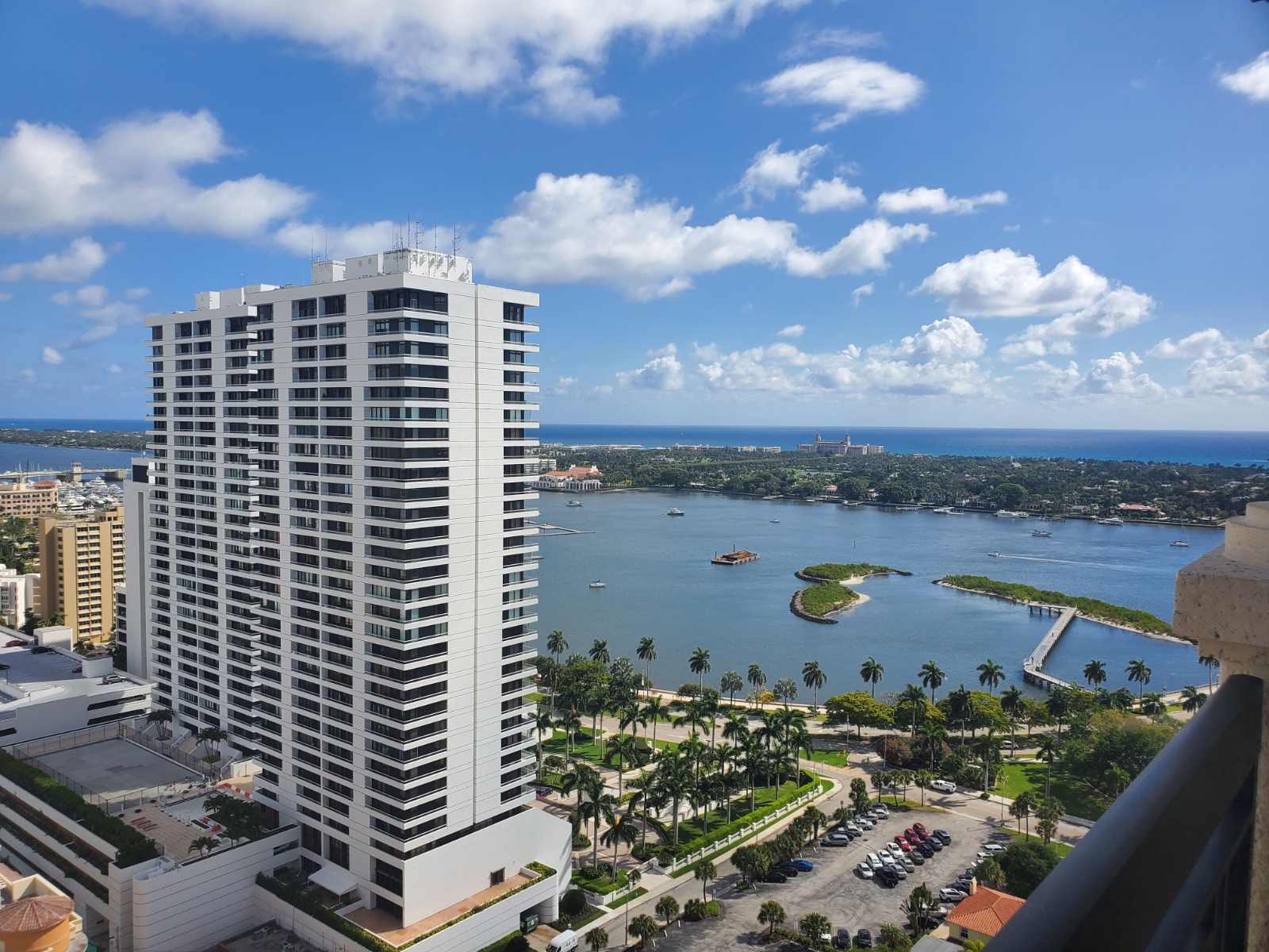 High-rise condos along the Intracoastal near Singer Island